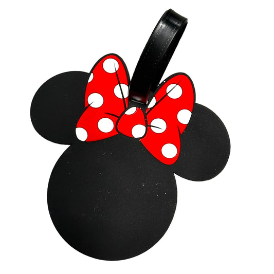 Minnie Mouse Head Luggage Tag