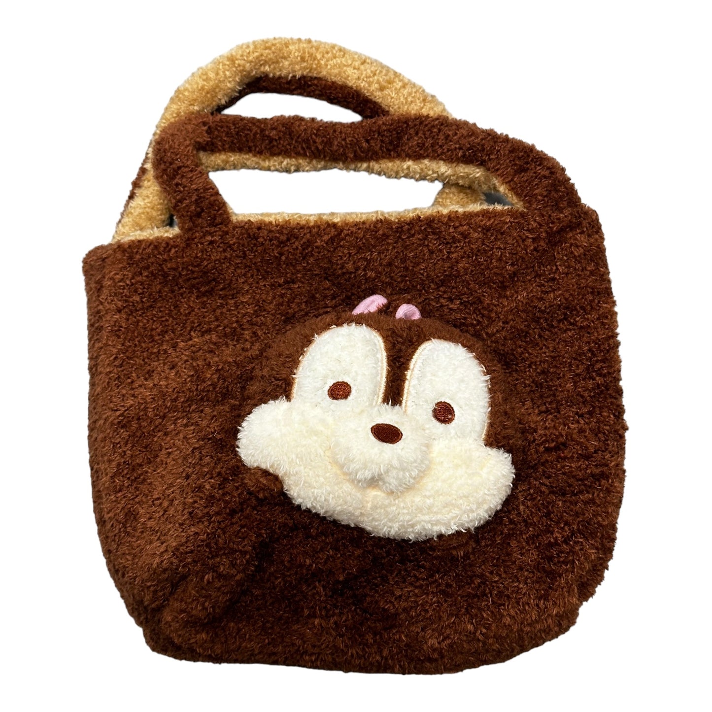 Chip and Dale Fuzzy Tote Bag