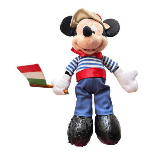 Vintage EPCOT Italy Pavilion Mickey Mouse 10" Plush 🇮🇹🐭✨ - Preloved