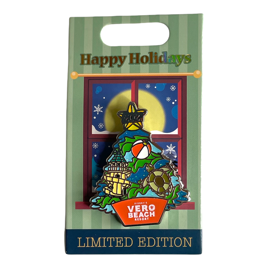 2021 Christmas Tree Happy Holidays Disney's Vero Beach Resort  - Limited Edition 750