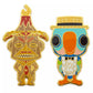 Goddess Pele and Barker Bird Funko Pop! Pin Set -The Enchanted Tiki Room - Limited Release