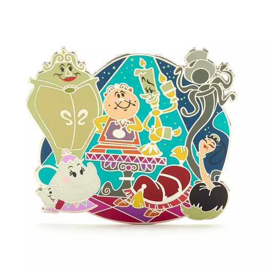 Disney Store Beauty and the Beast Family Pin