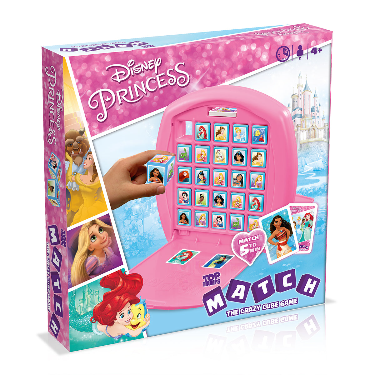 Disney Princess Top Trumps Match - The Crazy Cube Game