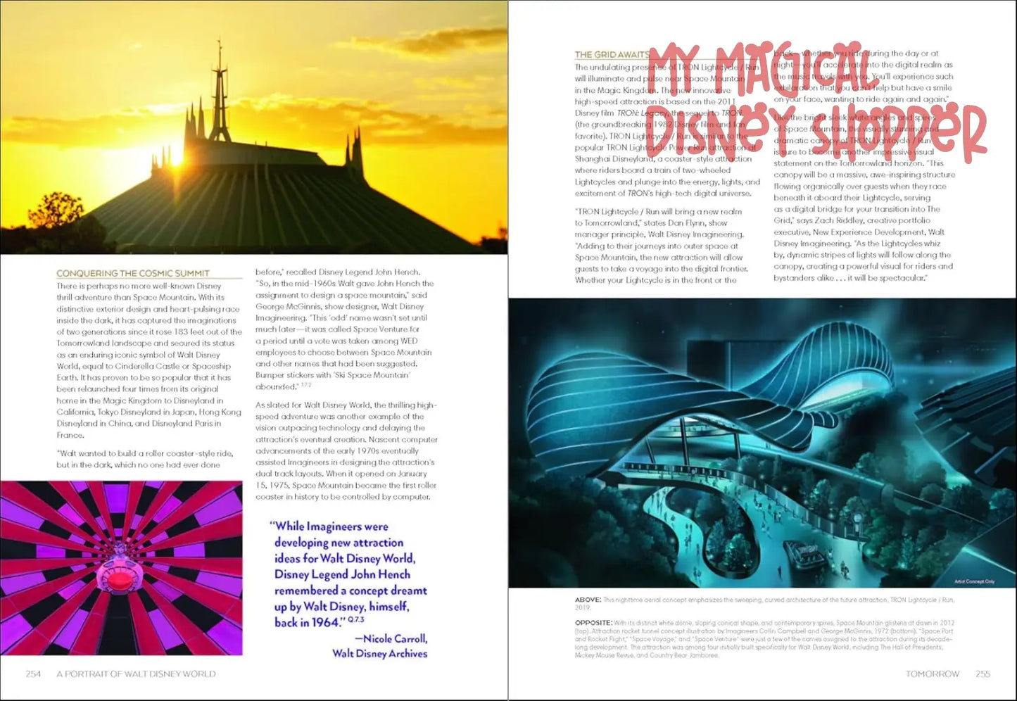 A Portrait of Walt Disney World: 50 Years of The Most Magical Place on Earth Hard Cover Book