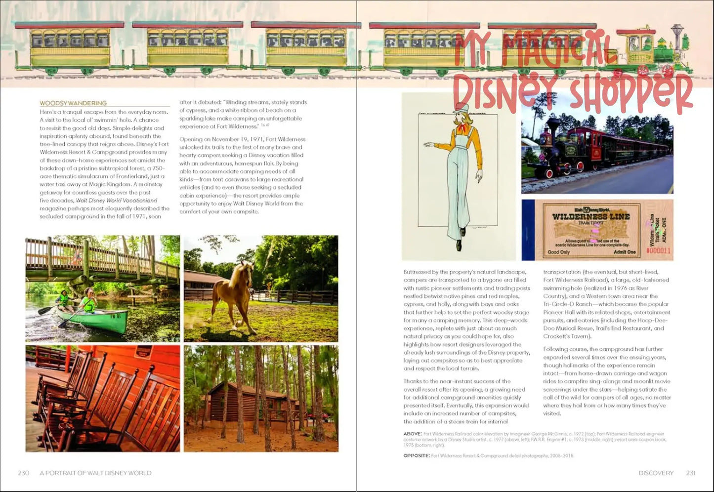 A Portrait of Walt Disney World: 50 Years of The Most Magical Place on Earth Hard Cover Book