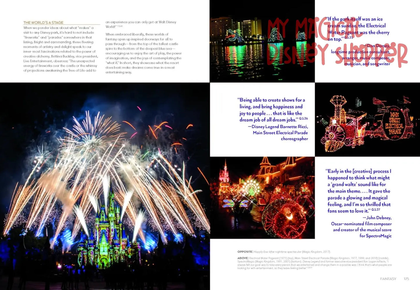 A Portrait of Walt Disney World: 50 Years of The Most Magical Place on Earth Hard Cover Book