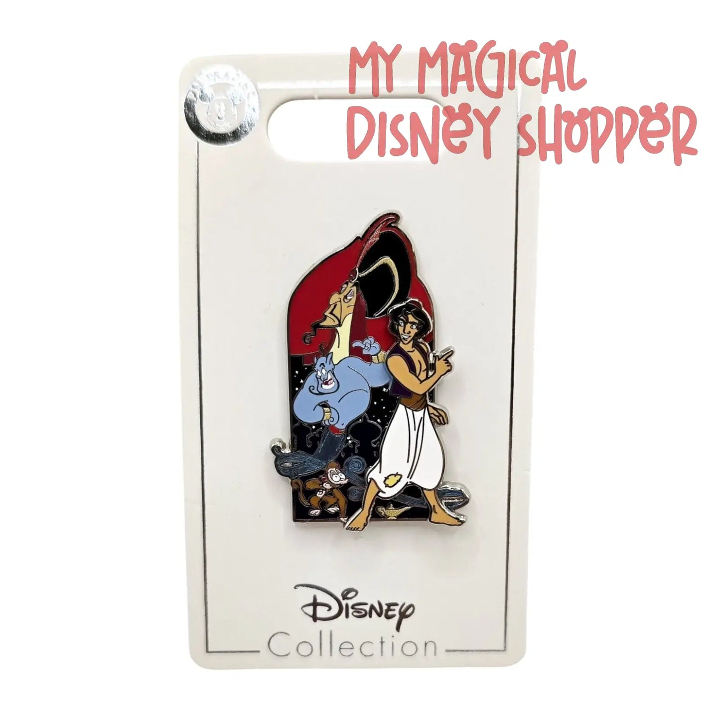 Aladdin, Abu, Genie and Jafar Pin