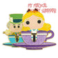 Alice and Mad Hatter Sliding Loungefly Pin -Mad Tea Party - Limited Release