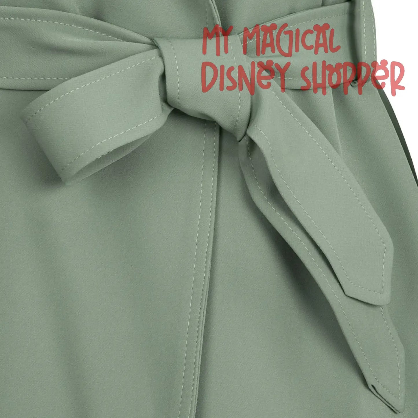 Olive Green Alice in Wonderland 70th Women's Trench Coat by Mary Blair x Her Universe - Adult XS