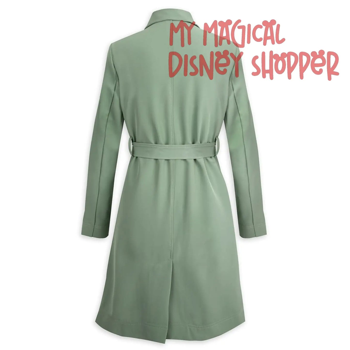 Olive Green Alice in Wonderland 70th Women's Trench Coat by Mary Blair x Her Universe - Adult XS