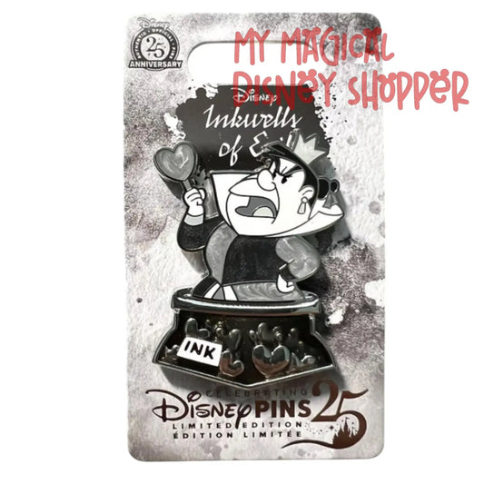 Alice in Wonderland Queen of Hearts - Inkwells of Evil Series Limited Edition Pin