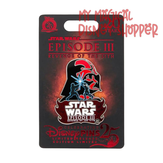 Anakin Skywalker and Obi-Wan Kenobi Star Wars: Revenge of the Sith - 20th Anniversary Pin