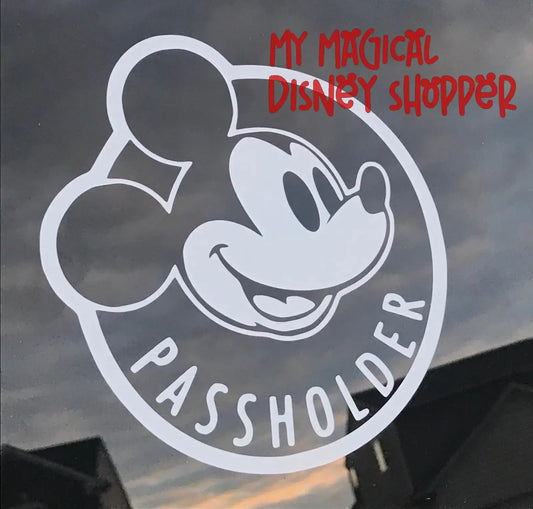 Annual Passholder Decal Sticker