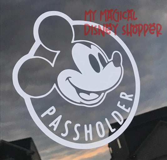 Annual Passholder Decal Sticker