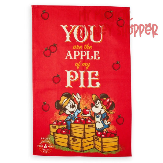 Apple Orchard Mickey and Minnie Mouse Kitchen Towel Set - Epcot International Food & Wine Festival 2021