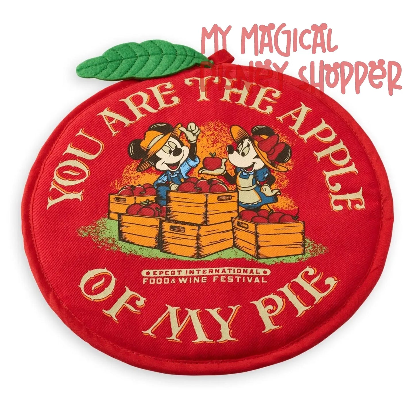 Apple Orchard Mickey and Minnie Mouse Pot Holder - Epcot International Food & Wine Festival 2021