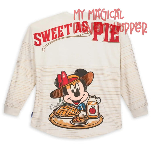 Apple Orchard Sweet as Pie Mickey and Minnie Mouse Spirit Jersey for Adults - Epcot International Food & Wine Festival 2021
