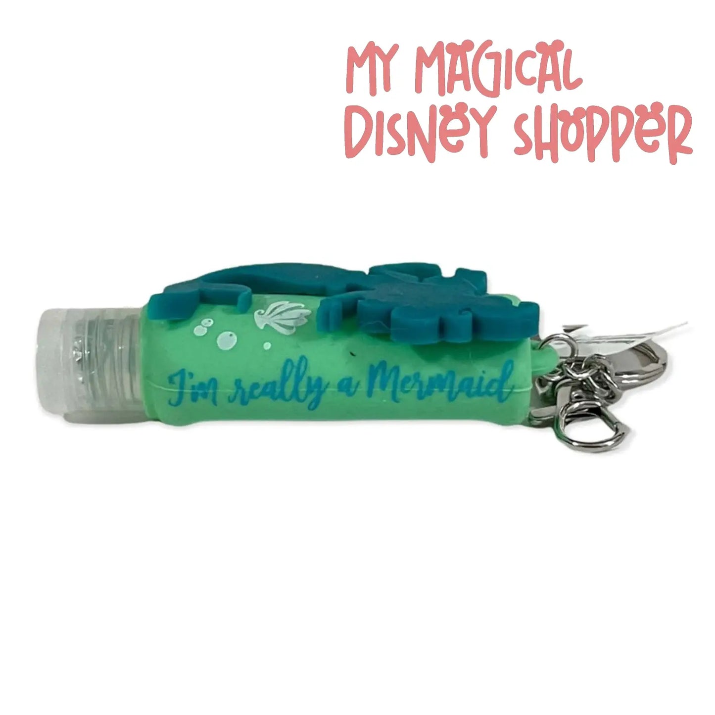 2025 Ariel The Little Mermaid Disney Hand Sanitizer Keychain