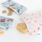 Princess Magic, Ariel, and Jasmine Reusable Snack Bag, 3-Pack
