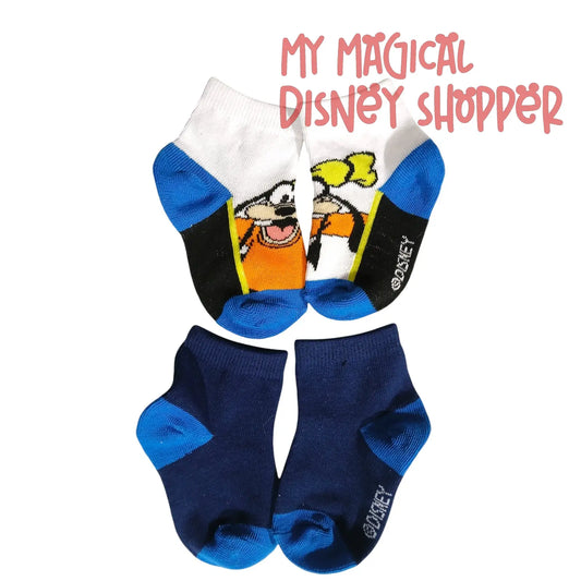 Disney Baby Goofy Infant Socks 2-Pack (3–6 Months) – Blue Cozy Baby Socks 🧦💙