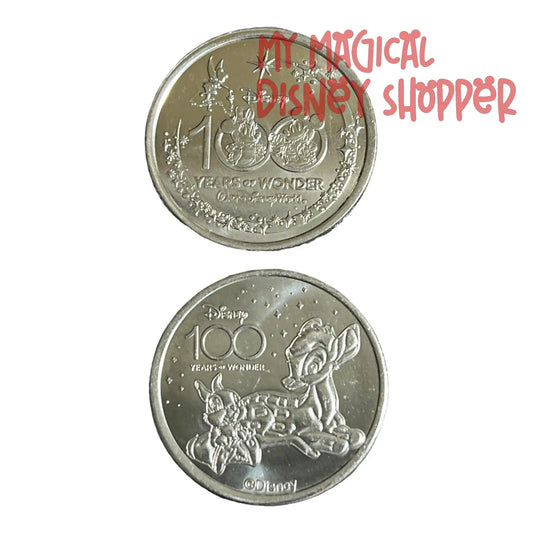 Bambi Disney 100 Silver Medallion
