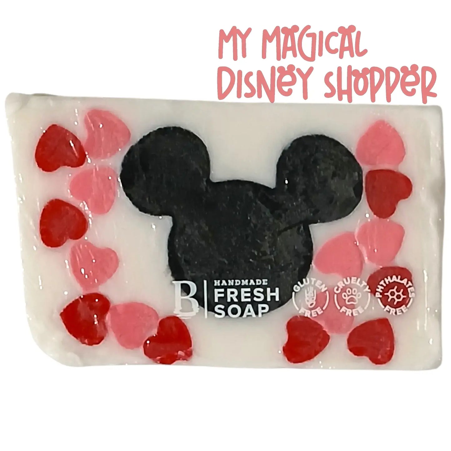 Basin Fresh Cut Soap I Heart Mickey Watermelon and Pear