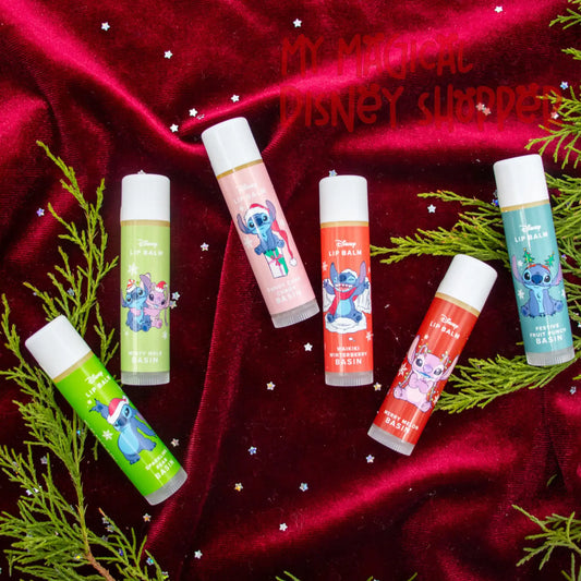 Basin x Disney Holiday Stitch Lip Balm Collection