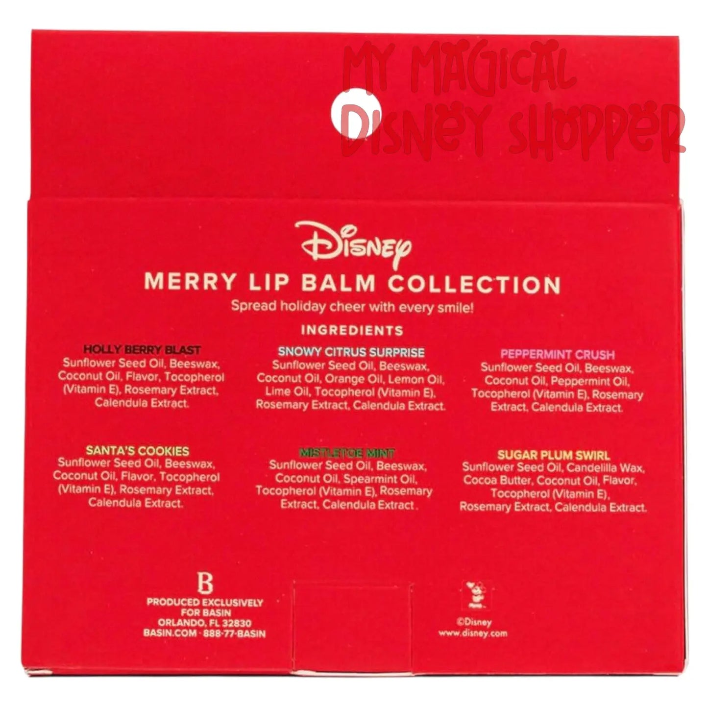 Basin x Disney Merry Lip Balm Collection