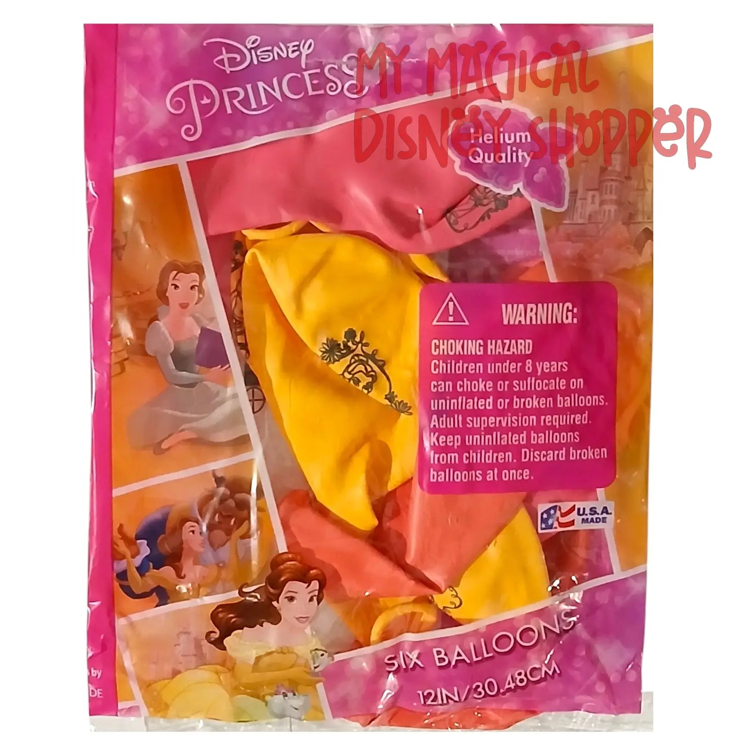 Belle 12" Helium Quality Balloons Six Pack