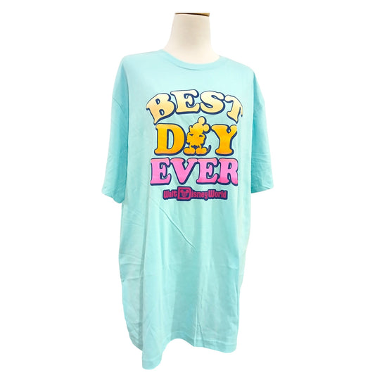 Teal Disney Parks “Best Day Ever” T-Shirt – Size 2XL ✨🏰💖