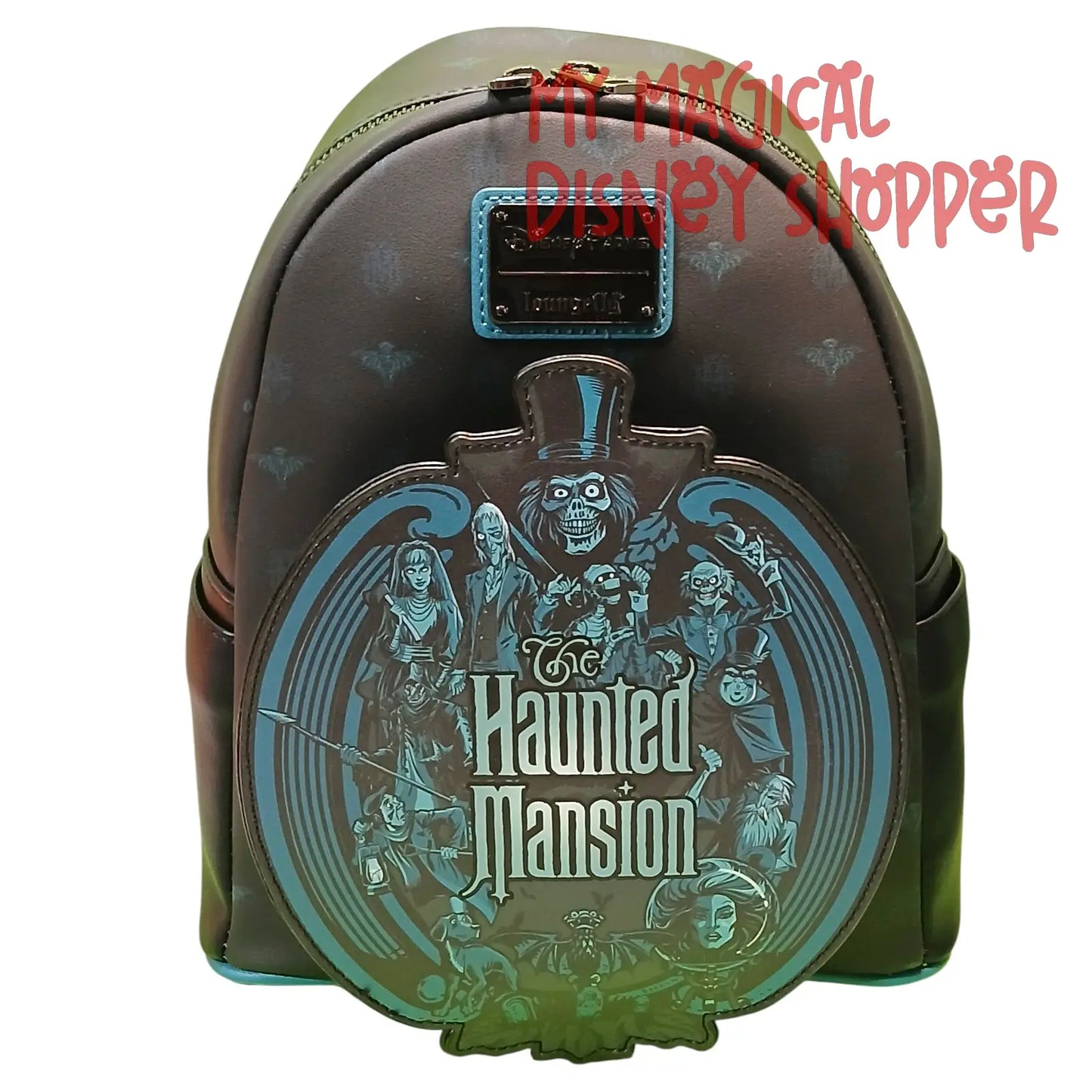 The Haunted Mansion Hitchhiking Ghosts Loungefly Mini Backpack