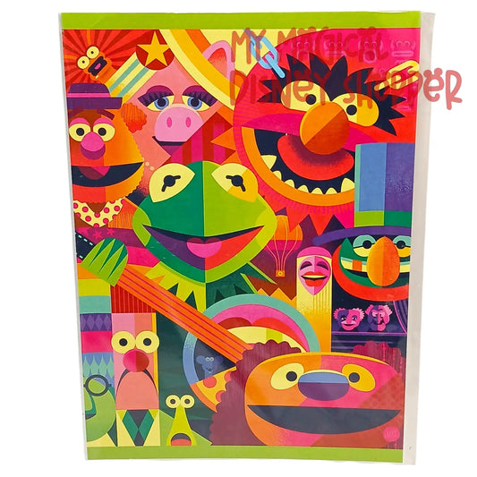 2023 Disney Parks WonderGround Jeff Granito Time To Meet Muppets 5x7” Postcard