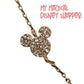 Disney x Baublebar Mickey Mouse Gold Crystal Necklace