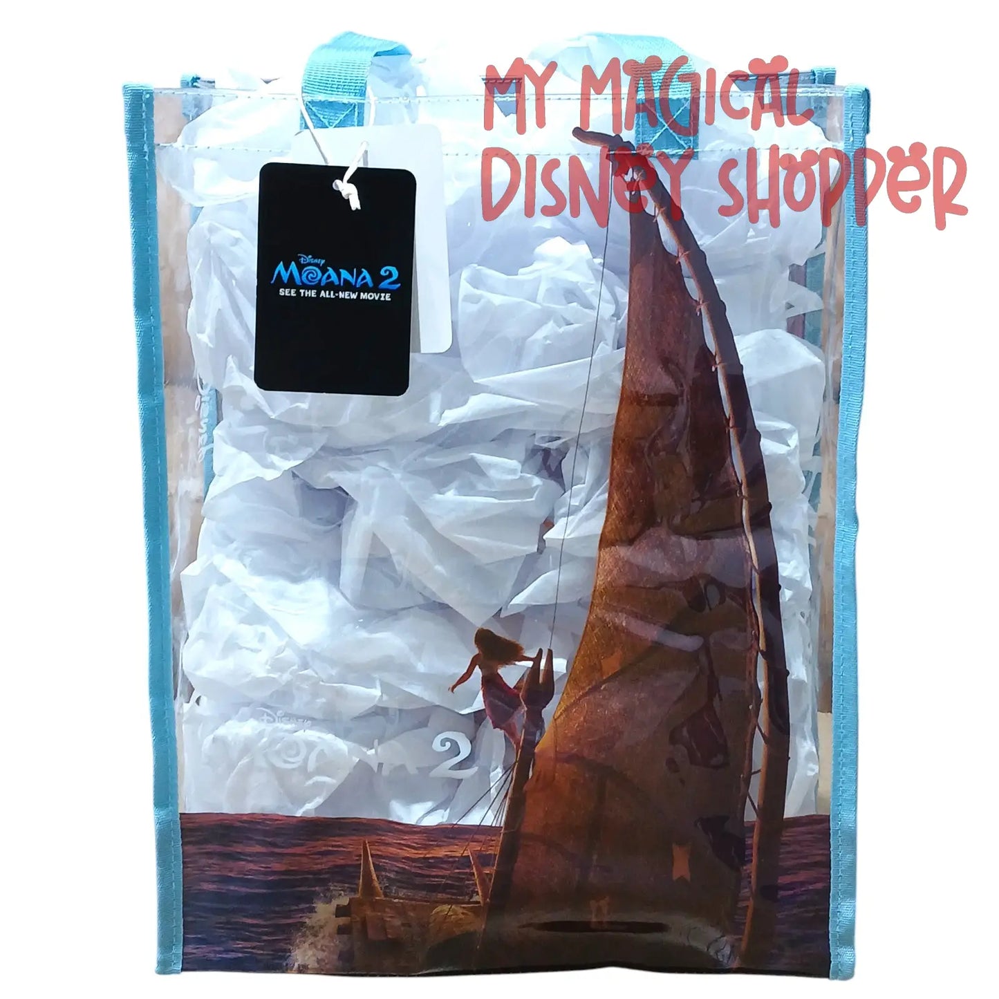 Disney Moana 2 Clear Tote Bag