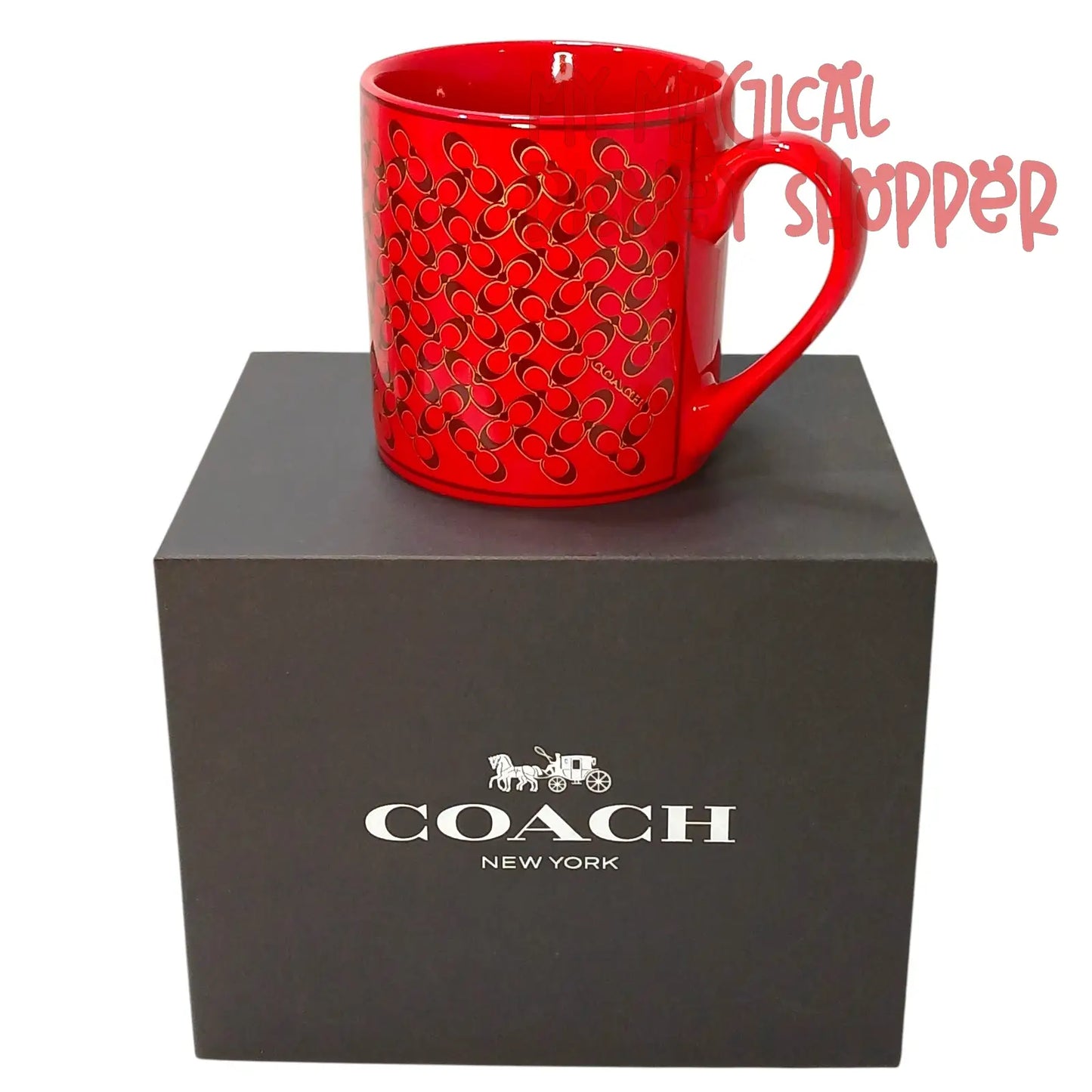 Red Disney X Coach Mug