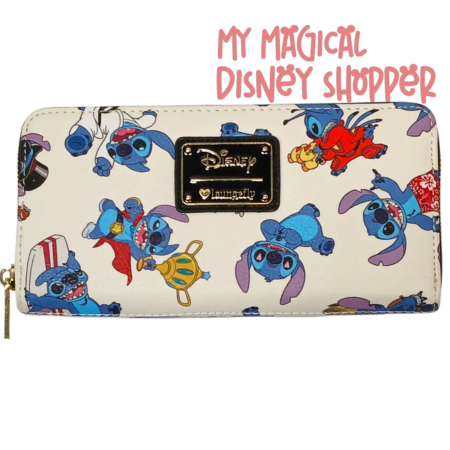 Loungefly Stitch Costumes Zip Around Wallet
