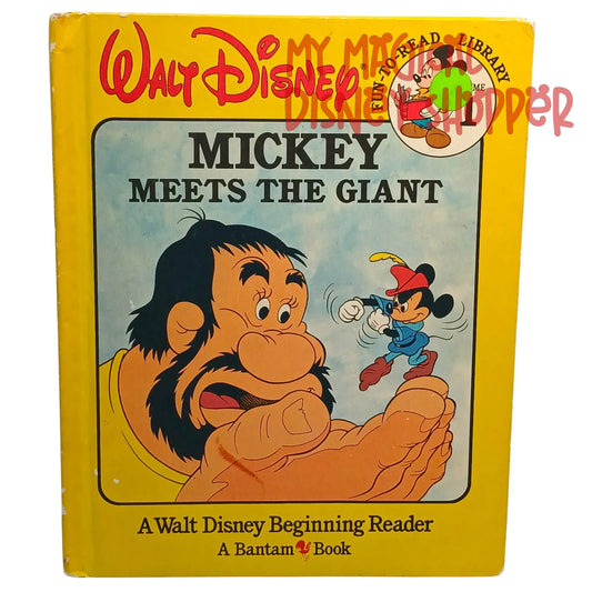 Vintage Walt Disney Mickey Meets the Giant Volume 1 Hardcover Picture Book