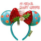 Teal Disney Cruise Line Holiday Minnie Ears – Ship Exclusive Christmas Ear Headband 🎄🚢✨