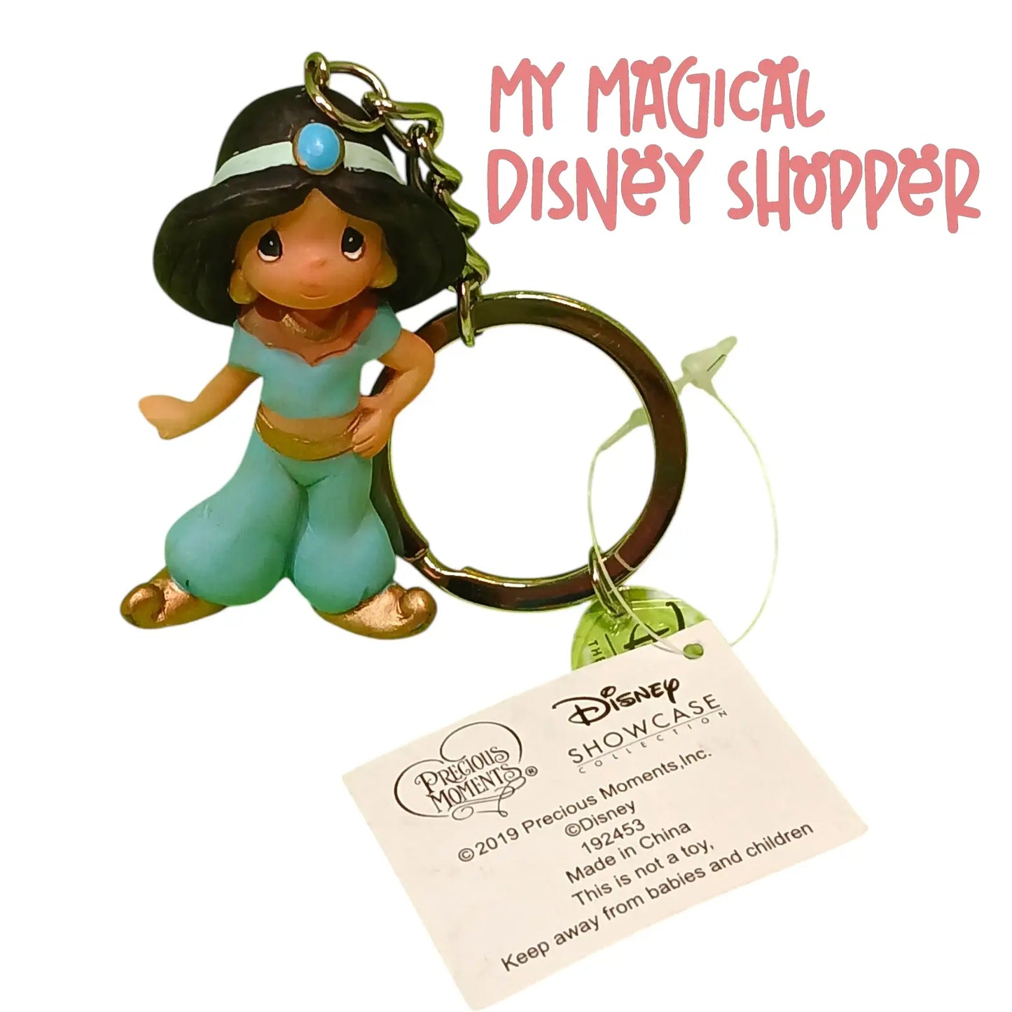 D23 Disney Expo 2024 Precious Moments Jasmine Keychain
