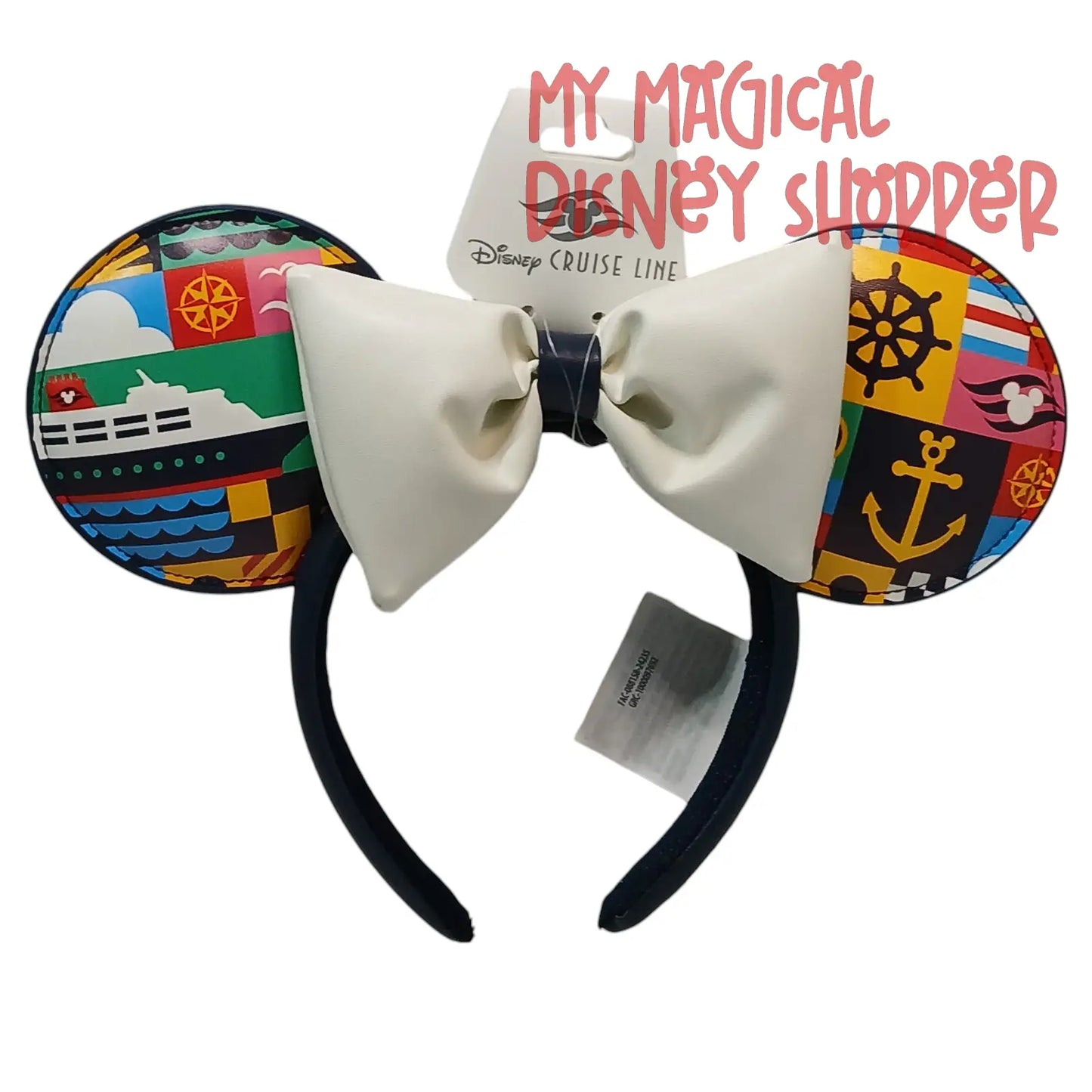 Disney Cruise Line Nautical Print Ears