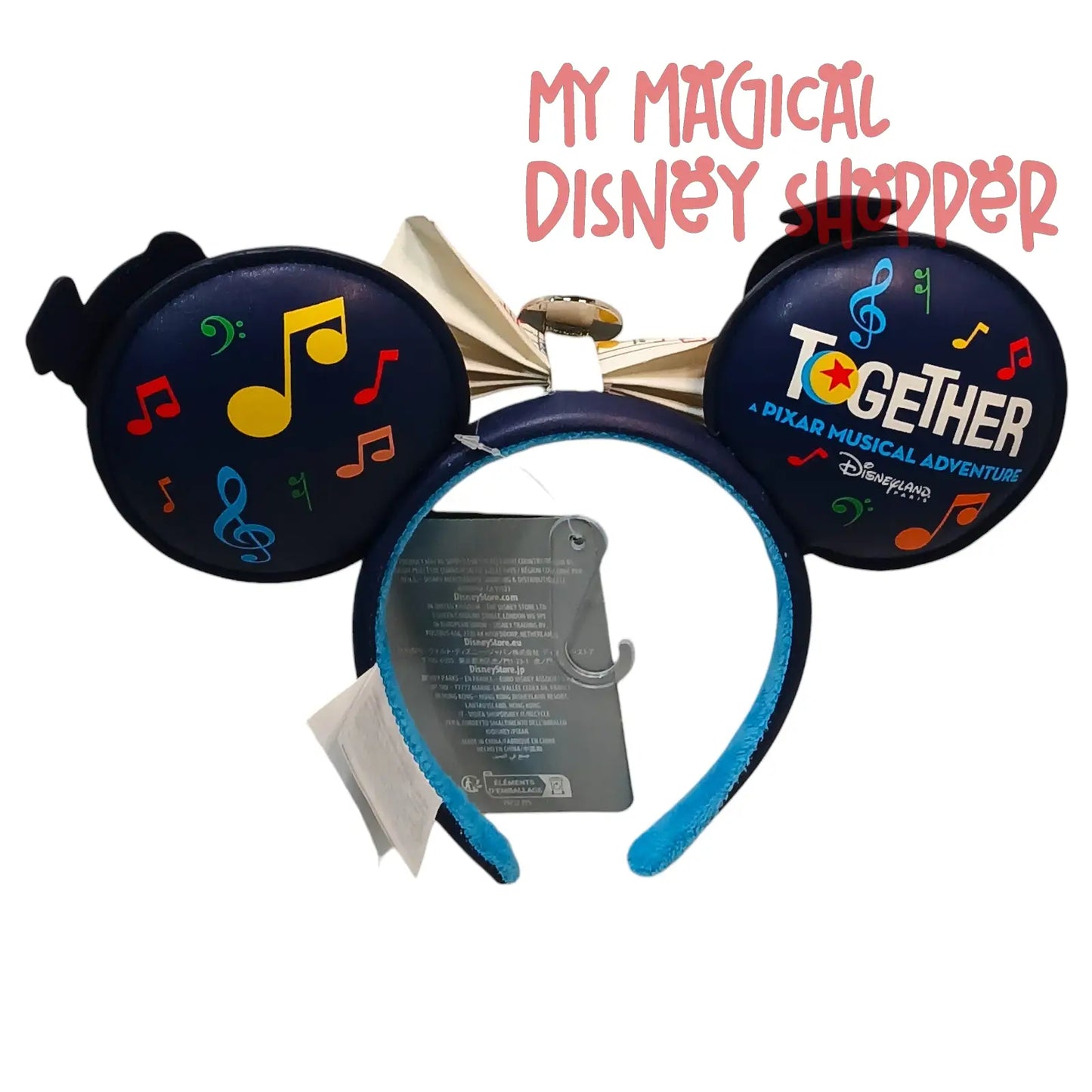 Disneyland Paris Pixar Together Minnie Ears