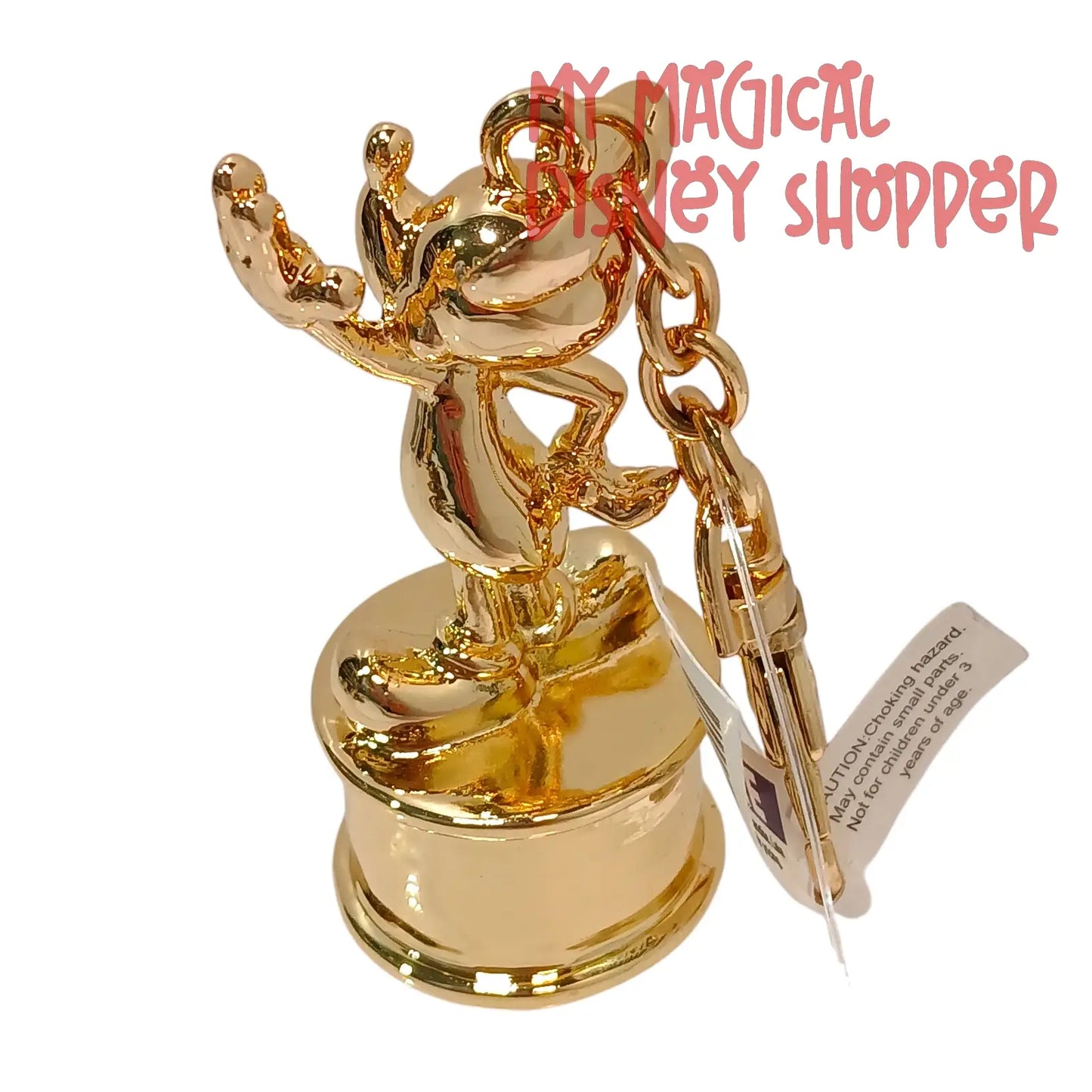 Disney Cruise Line The Golden Mickeys Trophy Keychain