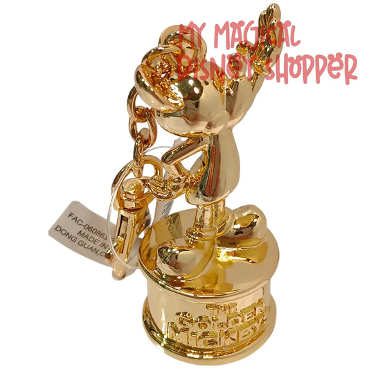 Disney Cruise Line The Golden Mickeys Trophy Keychain