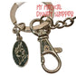 Disney Cruise Line Captain Mickey Stitched Leather Keychain