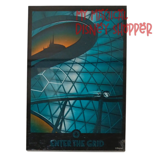 Tron Enter the Grid Rectangle Magnet
