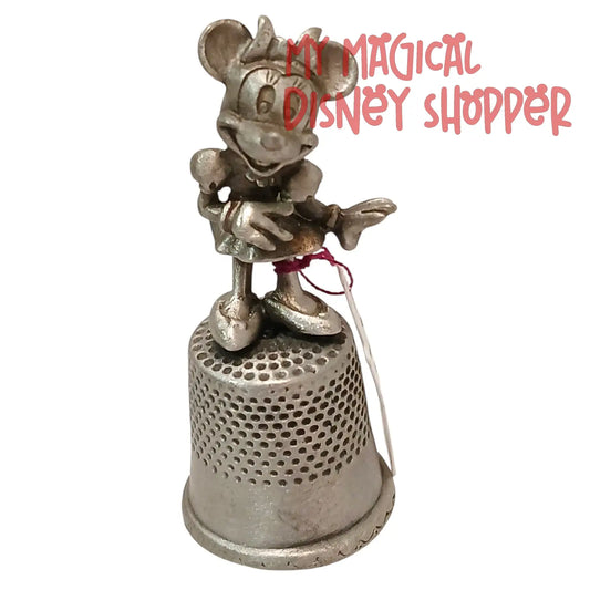 Vintage Minnie Mouse Pewter Thimble
