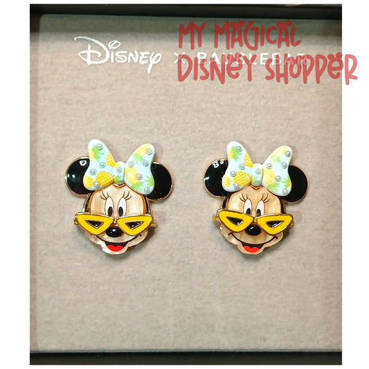 Baublebar X Disney Minnie Mouse Wearing Sunglasses Earrings