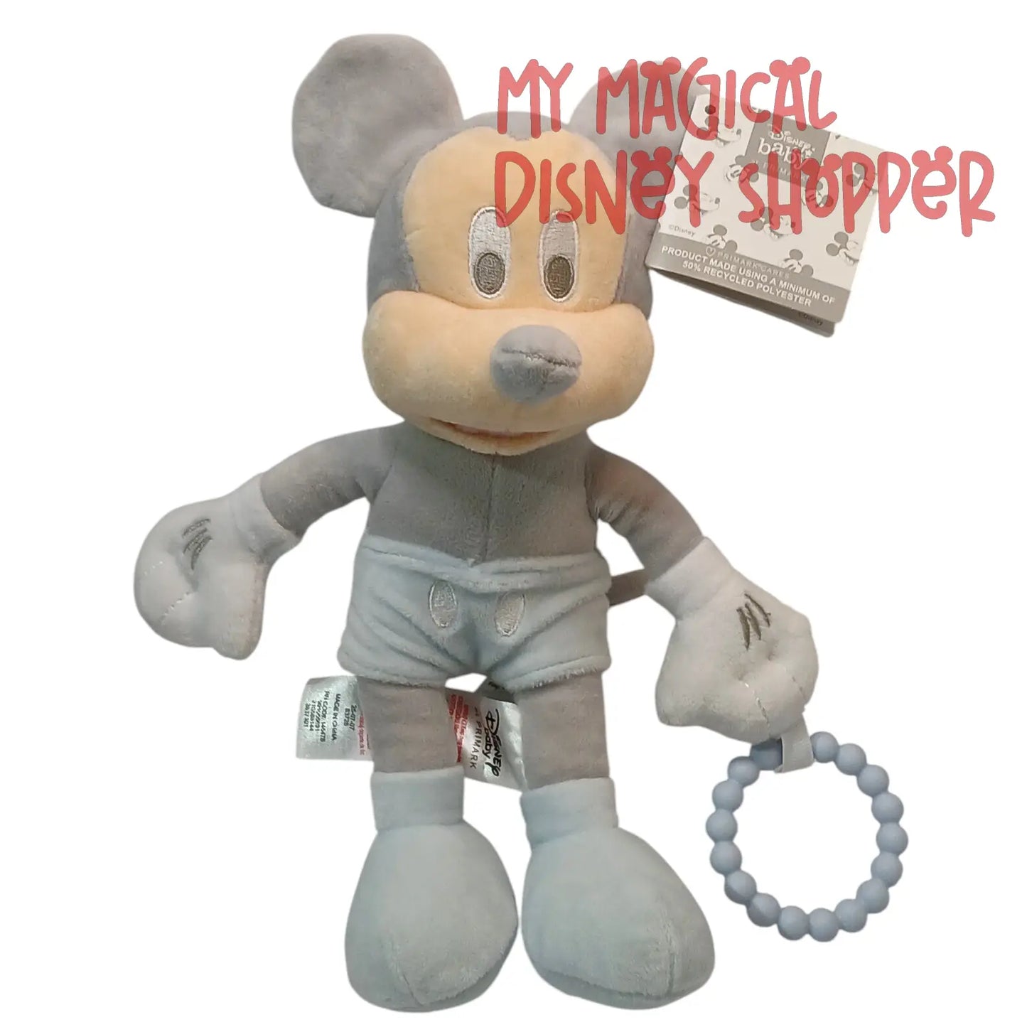 Disney Baby at Primark Mickey Mouse Plush Rattle + Teether