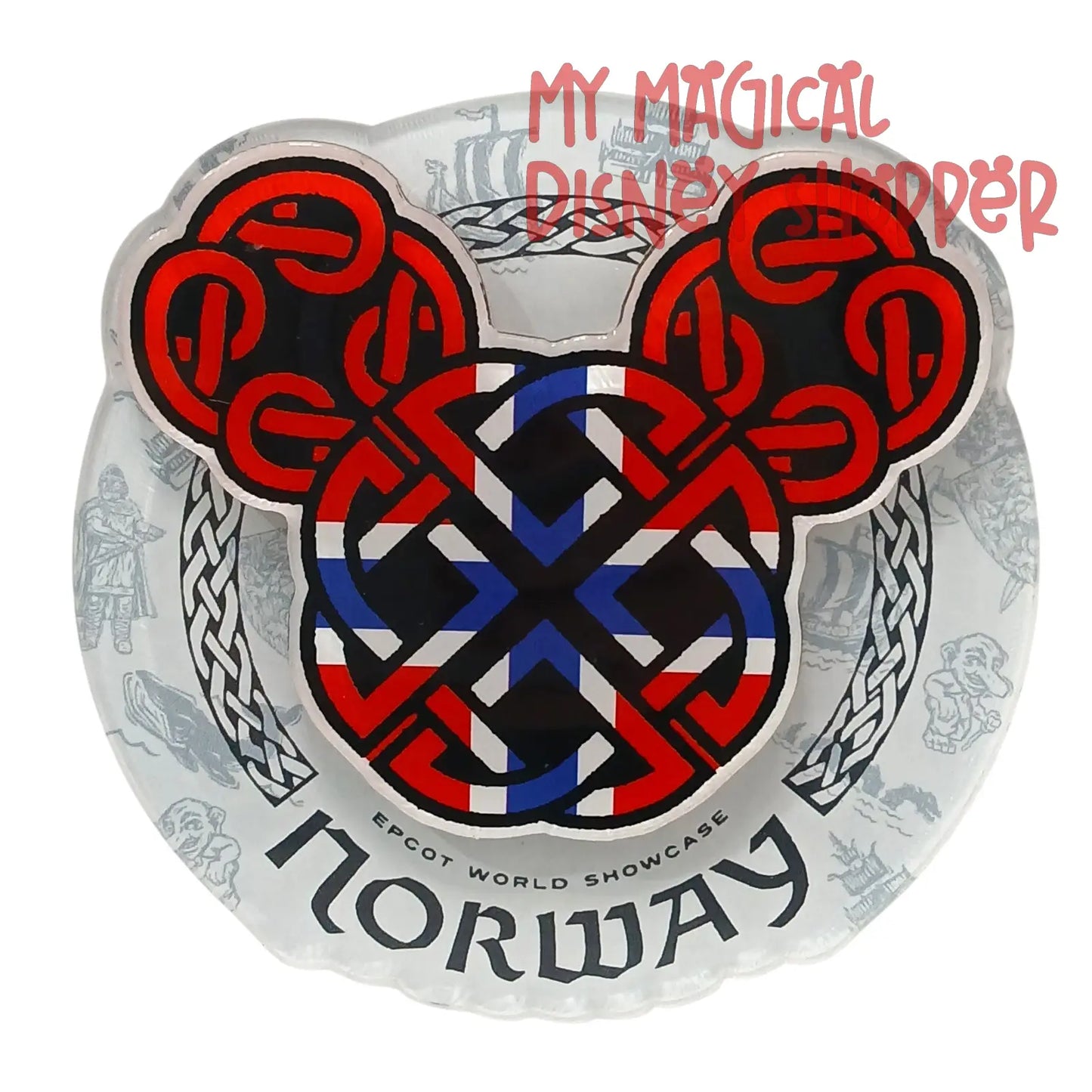 Disney Parks Epcot Pavillion Mickey Icon Norway Magnet