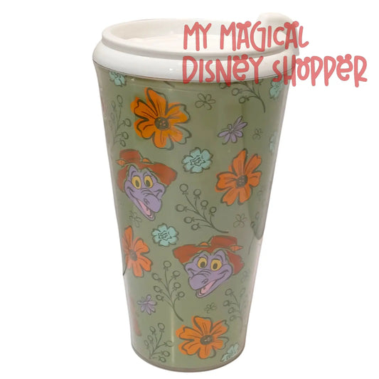 Disney Parks Figment Floral Travel Tumbler 16 oz